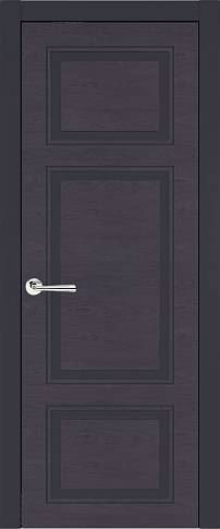 Дверь Siena Neo Classic / Сиена Нео Классик Графитово-серая эмаль по шпону (RAL 7024) без стекла