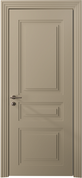 Межкомнатная дверь Imperia-R Neo Classic Scalino, Без стекла (ДГ), цвет - Серое Льняное волокно эмаль (RAL 075-70-10)
