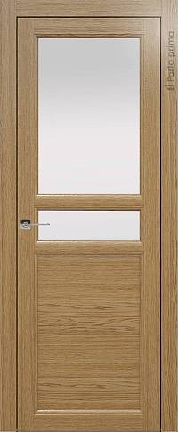 Дверь Sorrento Д2 Дуб карамель со стеклом
