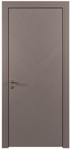 Дверь Tivoli И-1 Серая стяжка эмаль по шпону (RAL 060-60-05) без стекла