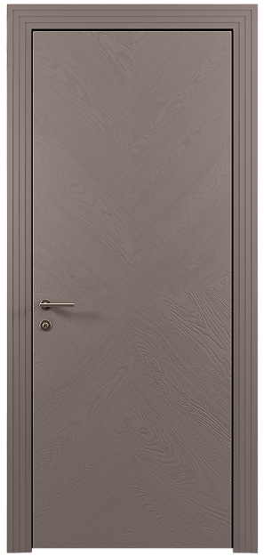 Межкомнатная дверь Tivoli И-1, цвет - Серая стяжка эмаль по шпону (RAL 060-60-05), Без стекла (ДГ)