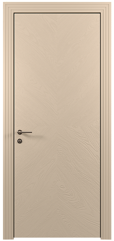 Дверь Tivoli И-1 Бежевый Мел эмаль по шпону (RAL 075-80-10) без стекла