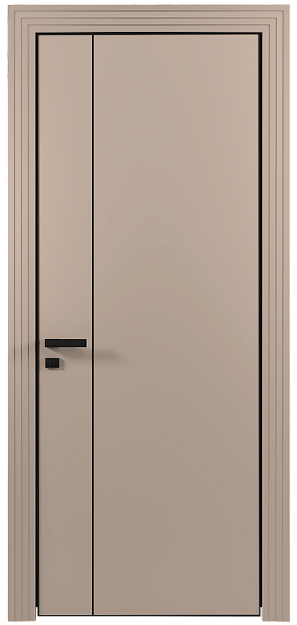 Межкомнатная дверь Piazza / Пиазза, Без стекла (ДГ), цвет - Бежевое Ядро Миндаля эмаль (RAL 070-85-05)