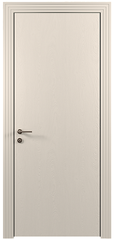 Дверь Tivoli А-1 Бежевая эмаль по шпону (RAL 9010) без стекла