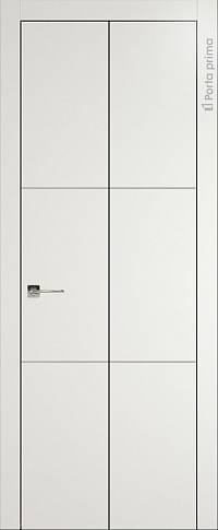 Дверь Tivoli В-2 Книжка Бежевая эмаль (RAL 9010) без стекла