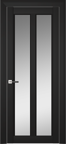 Дверь Prato Neo Classic Decoro Чёрный ST со стеклом