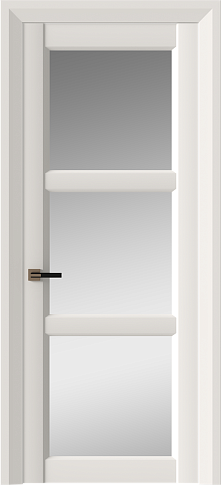 Дверь Milano Neo Classic Decoro / Милано Нео Классик Декоро Белая эмаль (RAL 9003) со стеклом