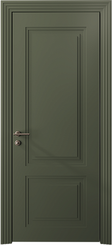 Дверь Dinastia Neo Classic Scalino Серый Мох эмаль (RAL 7003) без стекла