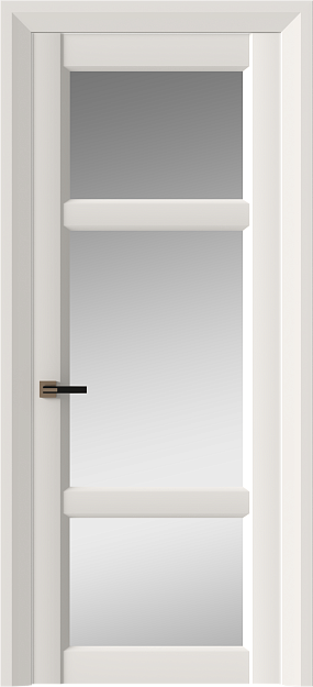 Межкомнатная дверь Siena Neo Classic Decoro, Со стеклом (ДО), цвет - Белая эмаль (RAL 9003)