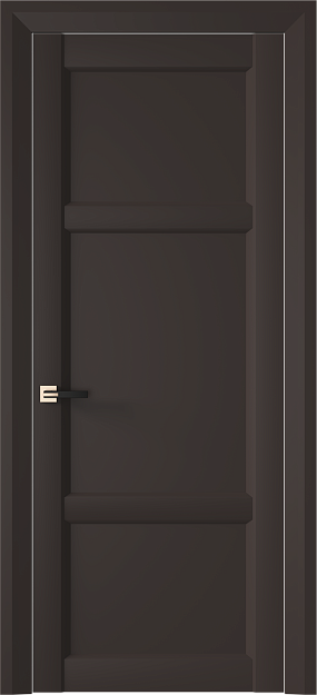 Межкомнатная дверь Siena Neo Classic Decoro, Без стекла (ДГ), цвет - Чёрный Базальт эмаль (RAL 040-30-05)