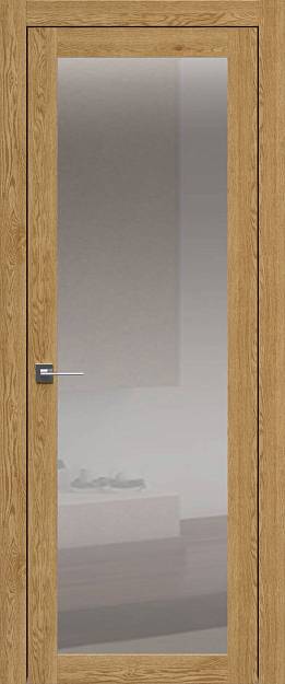 Межкомнатная дверь Tivoli З-1, Со стеклом (ДО), цвет - Дуб натуральный