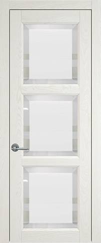 Дверь Milano Porta&nbsp;Classic Белый ясень nano-flex со стеклом