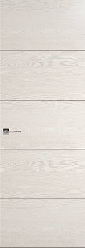 Дверь Tivoli Д-2 Невидимка Белый ясень nano-flex без стекла