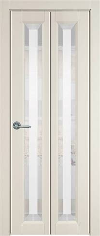 Дверь Domenica Книжка Porta&nbsp;Classic Магнолия ST со стеклом