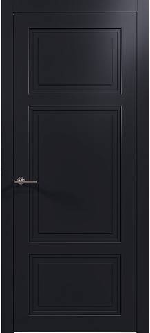 Дверь Siena Neo&nbsp;Classic Черная эмаль (RAL 9004) без стекла