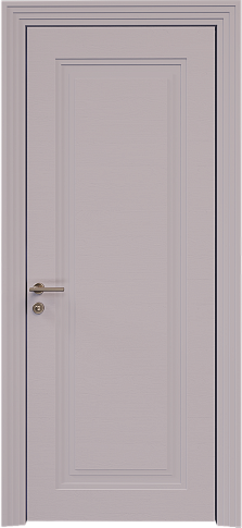 Дверь Domenica Neo Classic Scalino Серый Флокс эмаль по шпону (RAL 358-71-02) без стекла