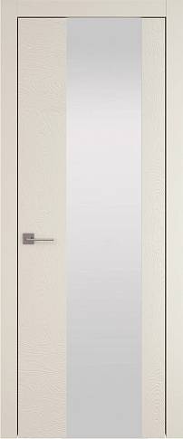 Дверь Tivoli Е-1 Жемчужная эмаль по шпону (RAL 1013) со стеклом