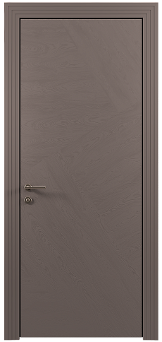 Дверь Tivoli М-1 Чёрный Базальт эмаль по шпону (RAL 040-30-05) без стекла