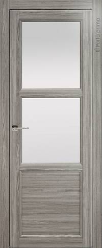 Дверь Sorrento Б2 Орех пепельный со стеклом