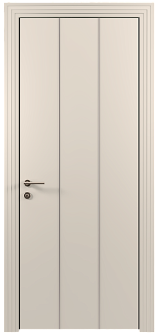 Дверь Tivoli Б-1 Бежевая эмаль (RAL 9010) без стекла