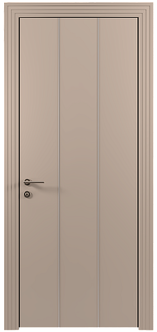 Дверь Tivoli / Тиволи Б-1 Бежевое Ядро Миндаля эмаль (RAL 070-85-05) без стекла