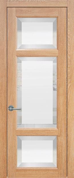 Межкомнатная дверь Siena / Сиена, Со стеклом (ДО), цвет - Дуб капучино