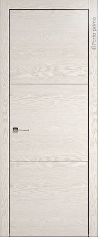 Дверь Tivoli В-2 Белый ясень nano-flex без стекла