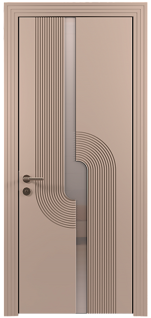 Межкомнатная дверь Cascato / Каскато, Без стекла (ДГ), цвет - Бежевое Ядро Миндаля эмаль (RAL 070-85-05)