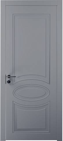 Дверь Florencia Neo Classic / Флоренсия Нео Классик Серебристо-серая эмаль (RAL 7045) без стекла