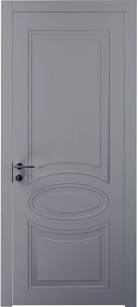Межкомнатная дверь Florencia Neo Classic, цвет - Серебристо-серая эмаль (RAL 7045), Без стекла (ДГ)