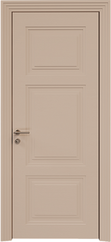 Дверь Siena Neo Classic Scalino Серый цемент эмаль по шпону (RAL 060-70-10) без стекла