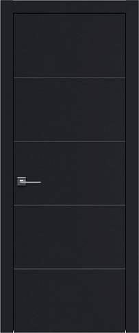 Дверь Tivoli Д-3 Черная эмаль (RAL 9004) без стекла