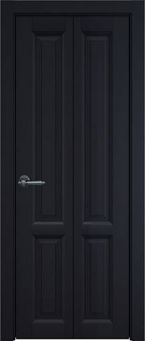 Дверь Dinastia Книжка Porta&nbsp;Classic Черная эмаль (RAL 9004) без стекла
