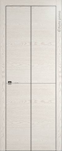 Дверь Tivoli Б-2 Книжка Белый ясень nano-flex без стекла