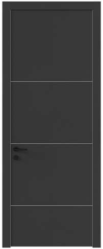 Дверь Tivoli Г-3 Диамант серый без стекла