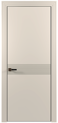 Дверь Tramonto Moderno / Трамонто Модерно Бежевая эмаль (RAL 9010) без стекла