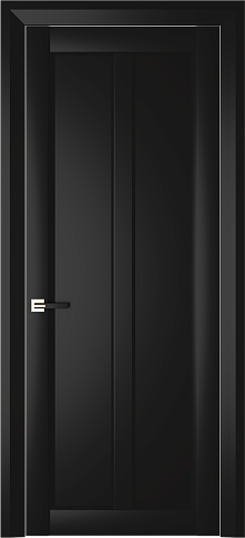 Дверь Prato Neo Classic Decoro Черная эмаль (RAL 9004) без стекла