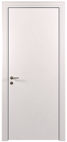 Дверь Tivoli К-1 Белая эмаль по шпону (RAL 9003) без стекла