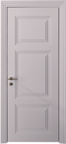 Дверь Siena Neo Classic Scalino Серый Флокс эмаль (RAL 358-71-02) без стекла