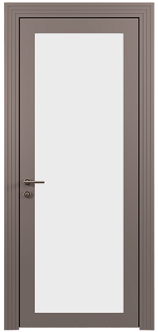 Дверь Tivoli З-1 Серая стяжка эмаль (RAL 060-60-05) со стеклом