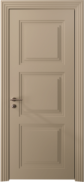 Межкомнатная дверь Millano Neo Classic Scalino, цвет - Серое Льняное волокно эмаль (RAL 075-70-10), Без стекла (ДГ)