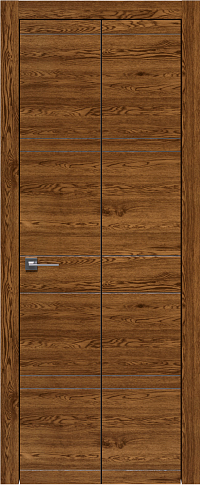 Дверь Tivoli Е-2 Книжка Дуб коньяк без стекла