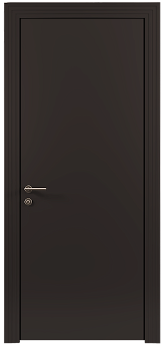 Дверь Tivoli А-1 Чёрный Базальт эмаль (RAL 040-30-05) без стекла