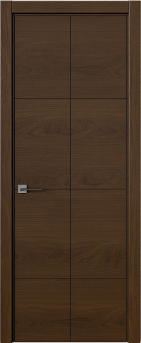 Дверь Tivoli Г-2 Книжка Итальянский орех без стекла