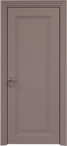 Дверь Domenica Neo Classic Scalino Серо-Розовый мордовник эмаль по шпону (RAL 020-60-05) без стекла