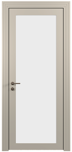 Дверь Tivoli З-1 Жемчужная эмаль (RAL 1013) со стеклом