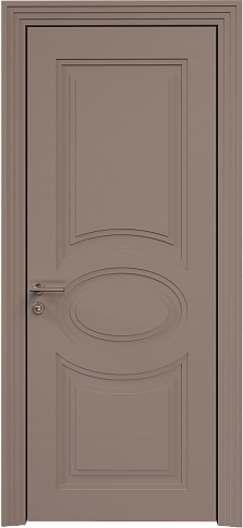 Дверь Florencia Neo Classic Scalino Серая стяжка эмаль по шпону (RAL 060-60-05) без стекла