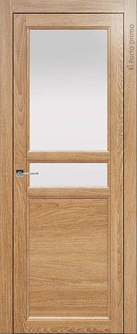 Дверь Sorrento Д2 Дуб капучино со стеклом