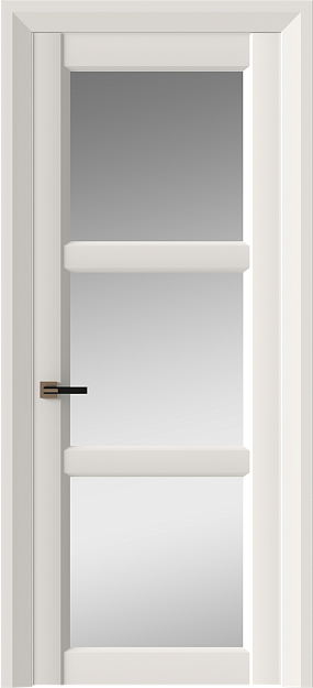 Межкомнатная дверь Milano Neo Classic Decoro, Со стеклом (ДО), цвет - Белая эмаль (RAL 9003)