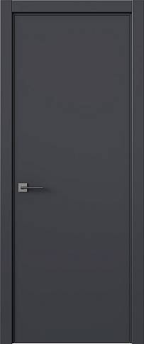 Дверь Tivoli А-5 Графитово-серая эмаль (RAL 7024) без стекла